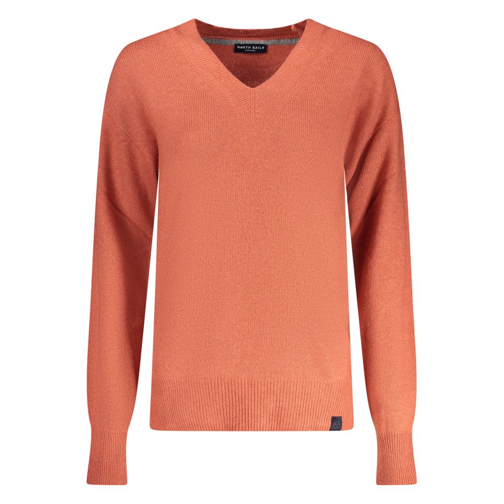 North Sails Rosso Poliammide Women's Sweater - Bold Italian Style