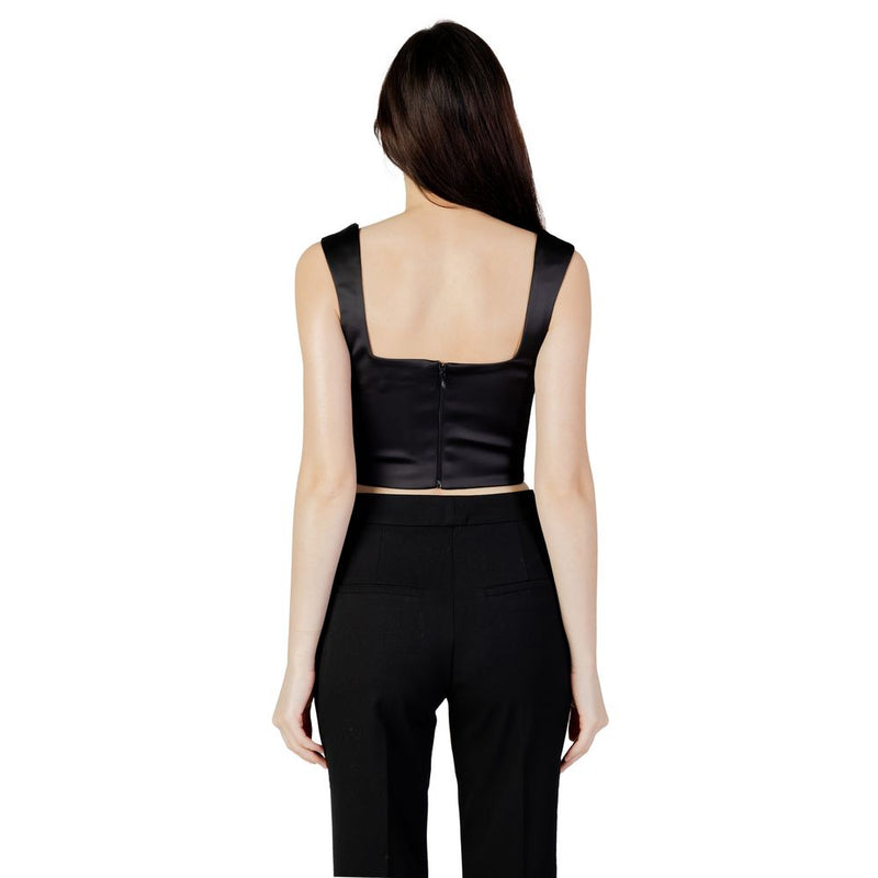 Silence NP1001 CAT Top Noir en Polyester pour Femmes