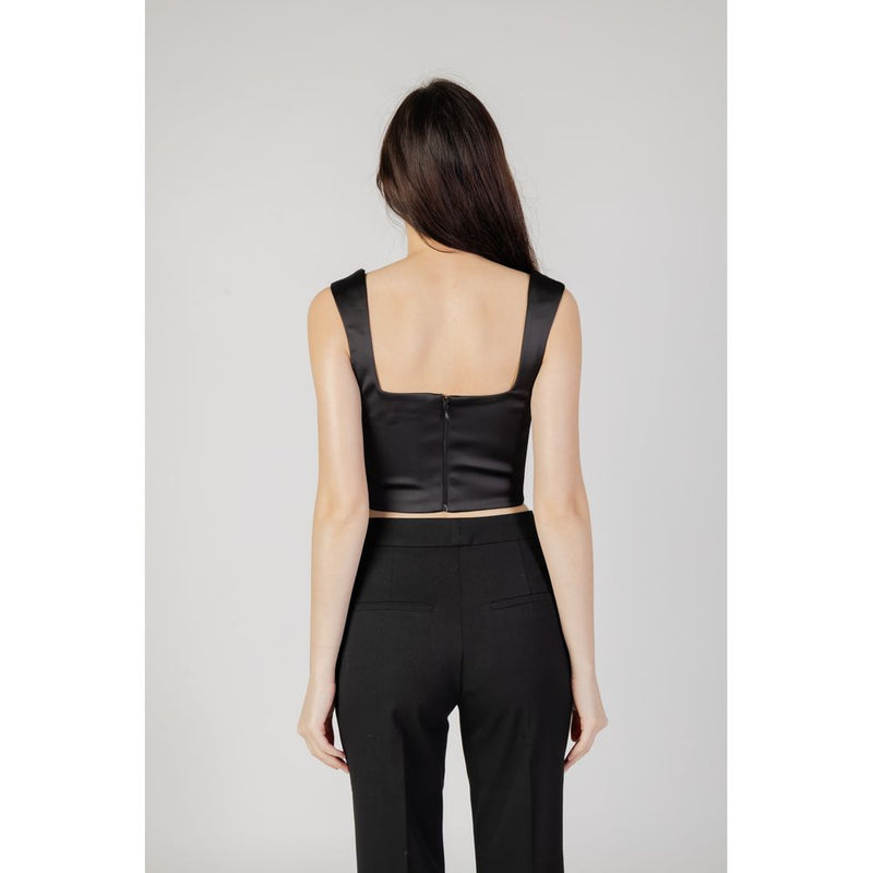 Silence NP1001 CAT Top Noir en Polyester pour Femmes