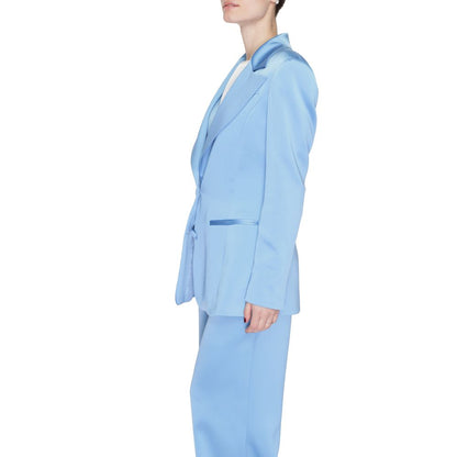Silence Blue Polyester Blazer