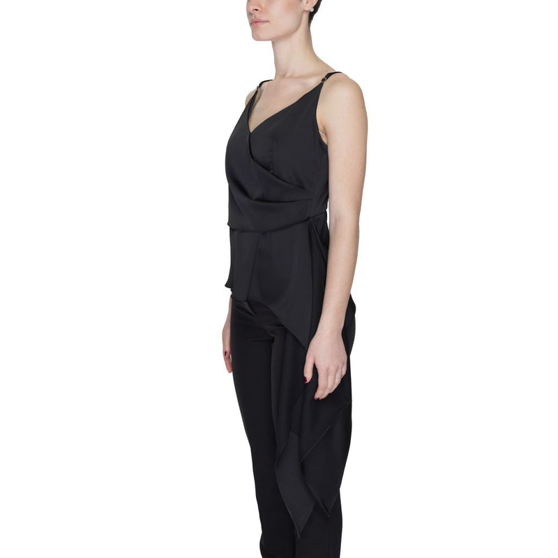 Silence SD8016PE24 Top Noir en Polyester pour Femmes