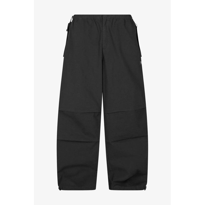 Karl Kani Zwarte Katoenen Casual Broek