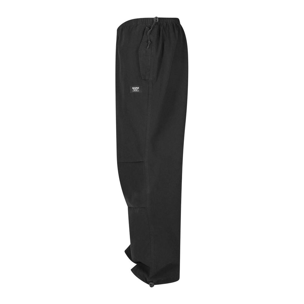 Karl Kani Woven Retro Washed Parachute Trousers - Black