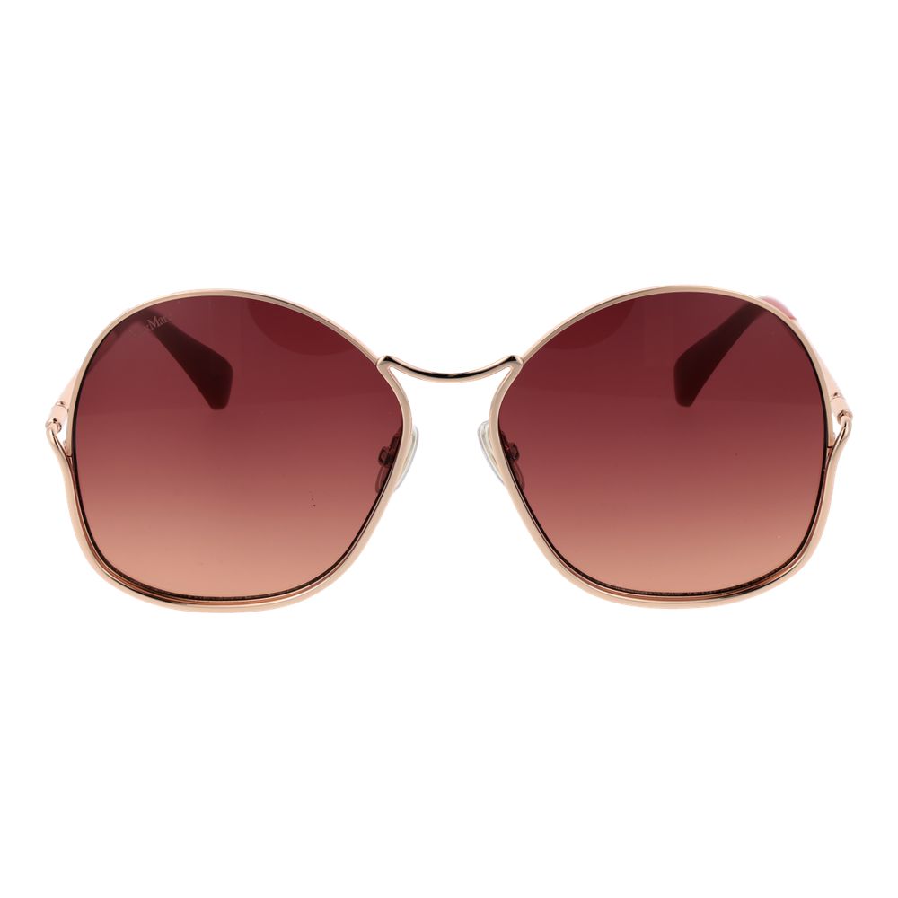 Max Mara Rose Gold Metal Sunglasses - Stylish & Protective