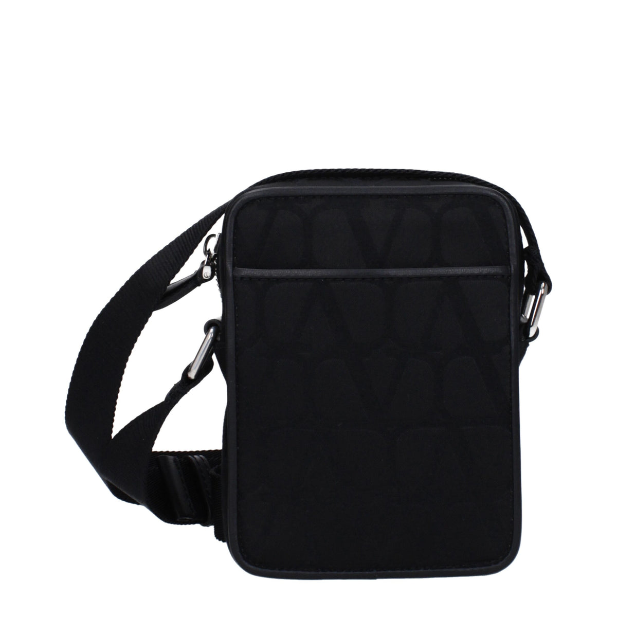 Sac à bandoulière en tissu noir Valentino Garavani