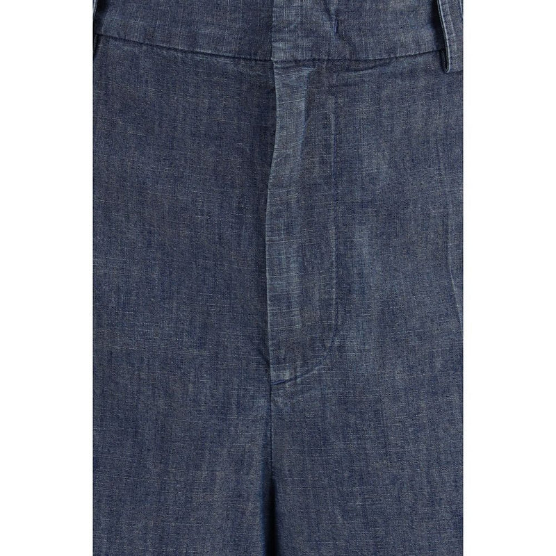 Short bermuda en coton bleu Jil Sander