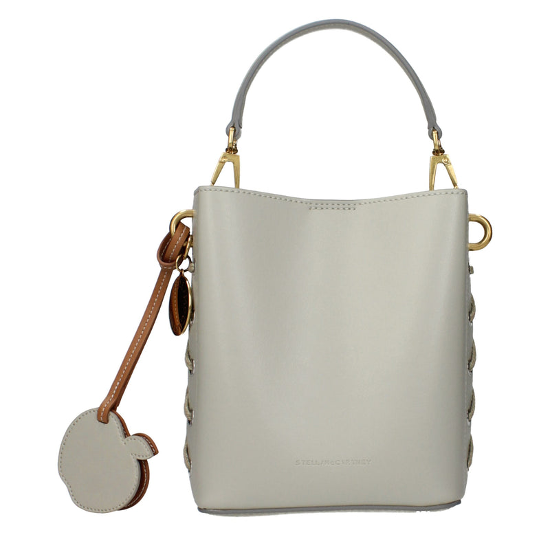 Stella McCartney Sac à main en cuir gris - Luxe éco-responsable