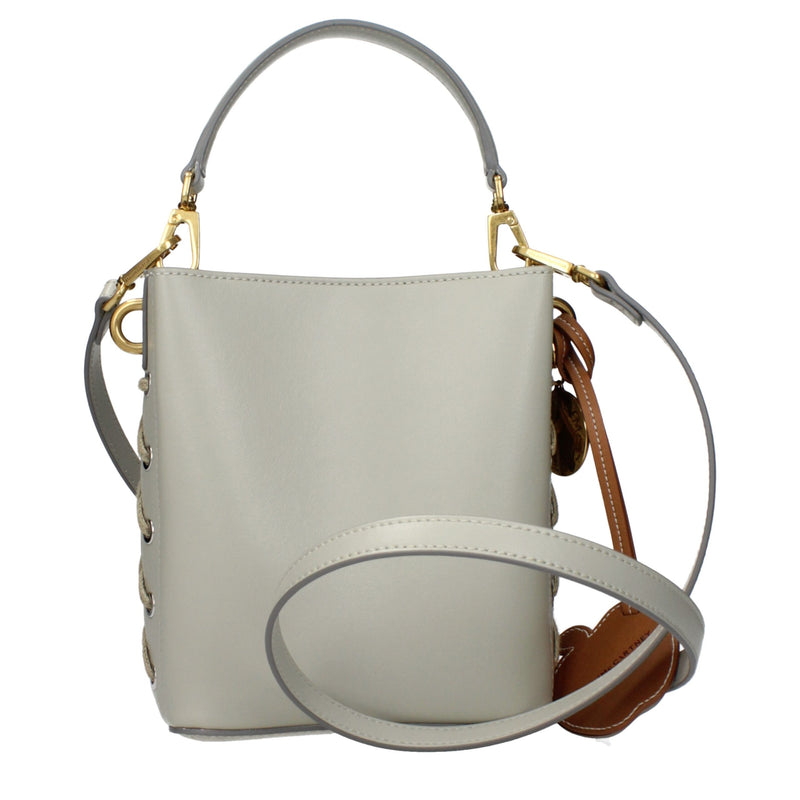 Stella McCartney Sac à main en cuir gris - Luxe éco-responsable