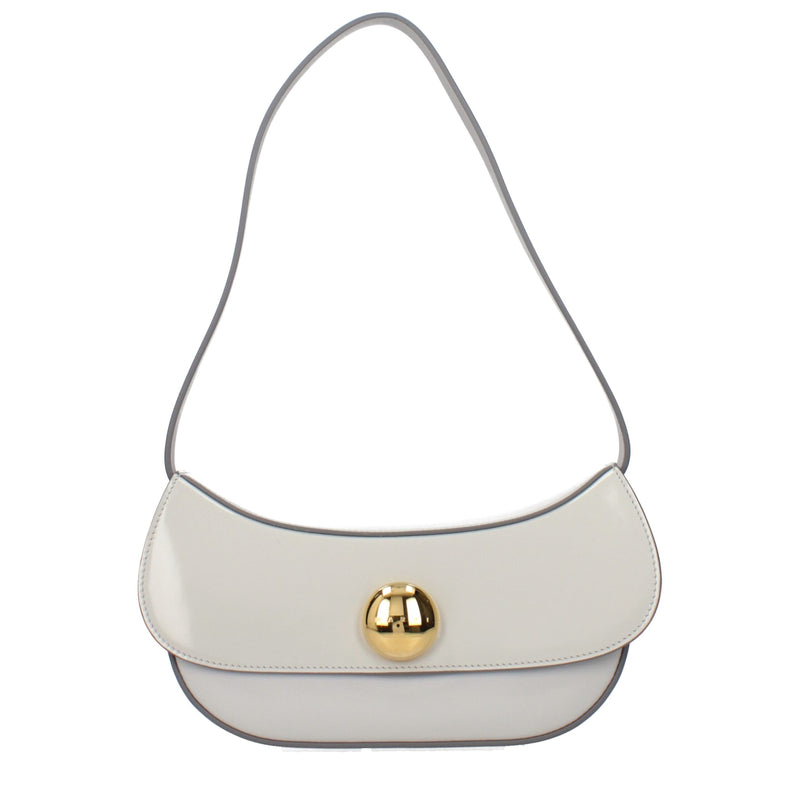 Marni Gray Leather Shoulder Bag - Stylish and Functional Accessory