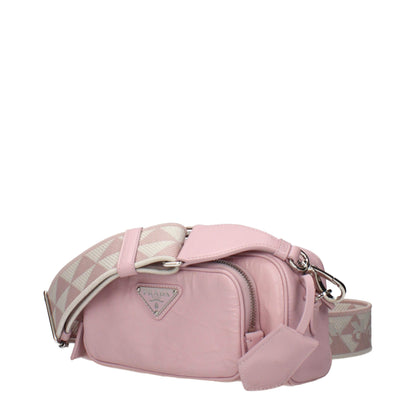 Sac bandoulière Prada en cuir rose