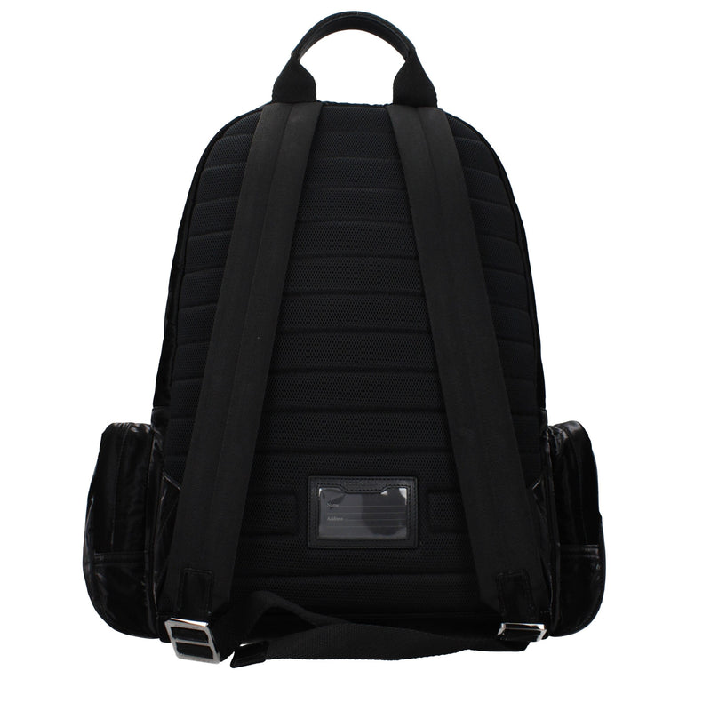 Dolce &amp; Gabbana Zwarte Nylon Rugzak
