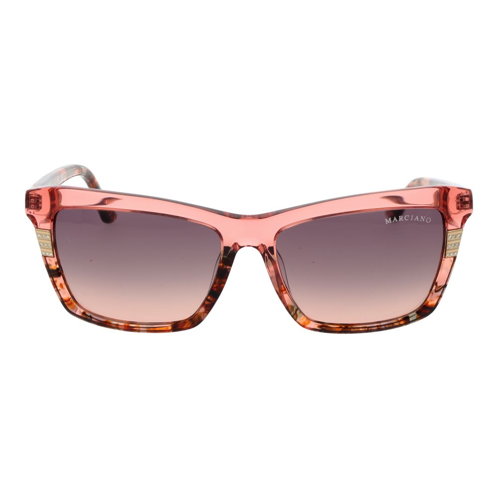 Lunettes de soleil en acétate rose Marciano by Guess pour femmes