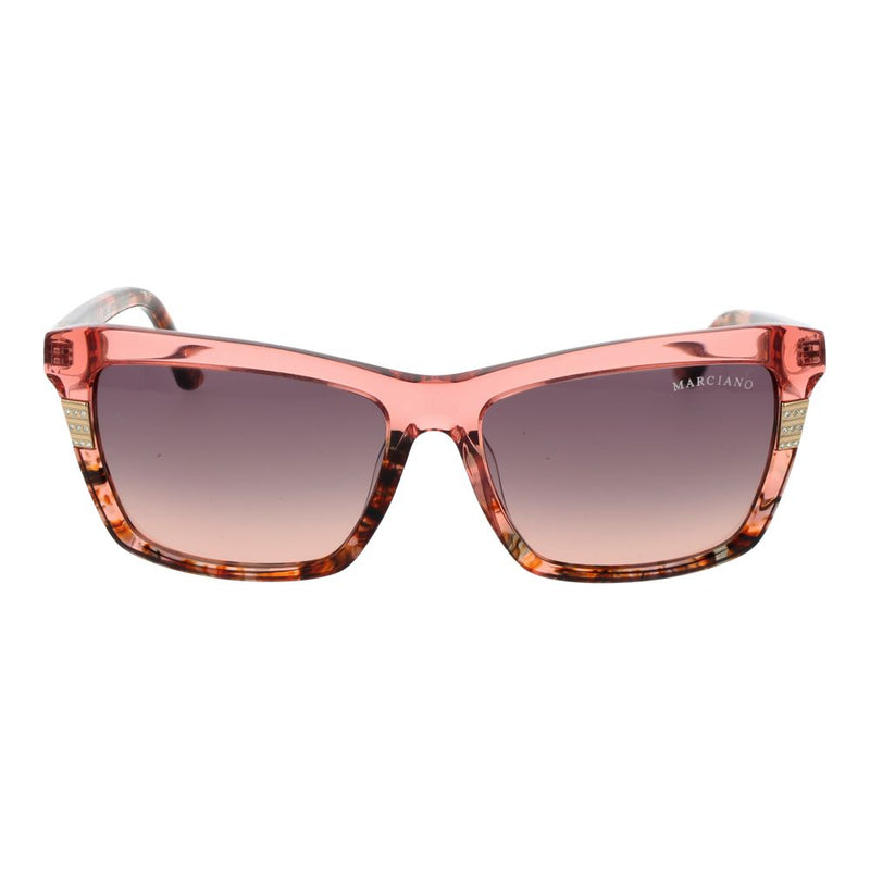 Lunettes de soleil en acétate rose Marciano by Guess pour femmes