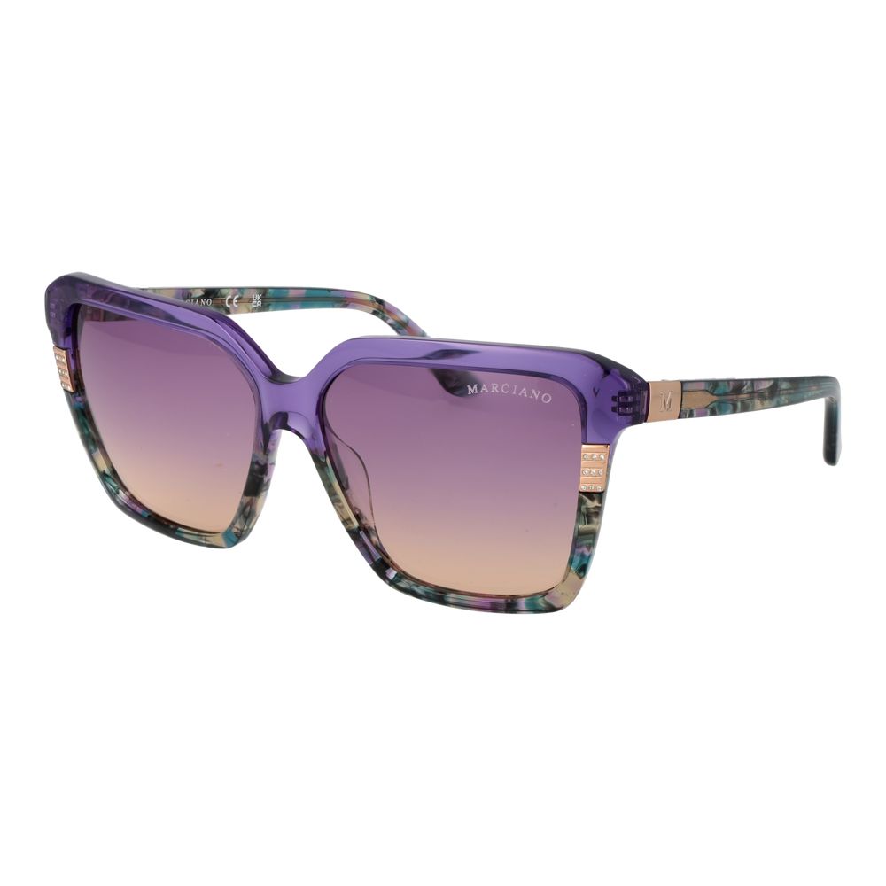 Marciano by Guess Purple Acetate Sunglasses for Women
