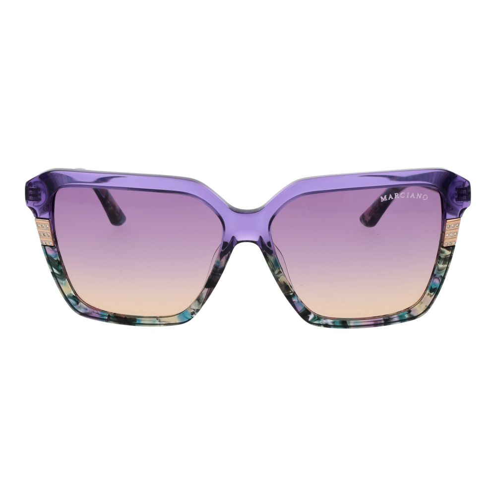 Marciano by Guess Purple Acetate Sunglasses for Women