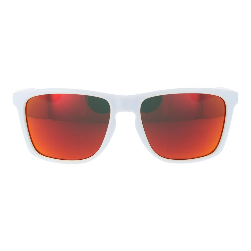 Nike White Stainless Steel Sunglasses with Mirrored Lenses