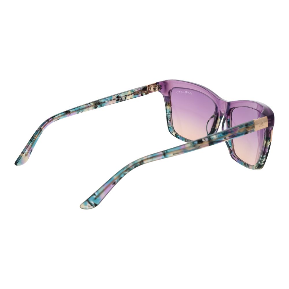 Lunettes de soleil en acétate violet Marciano by Guess pour femmes