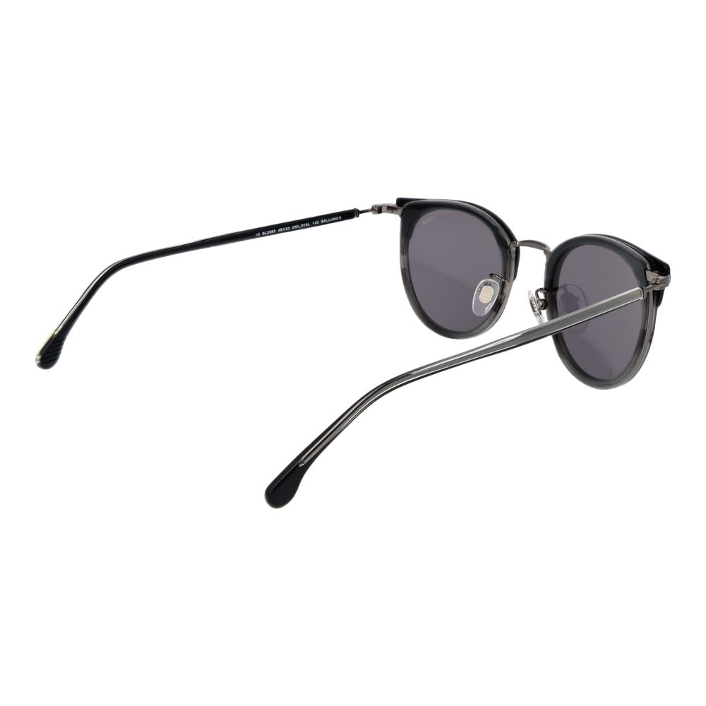 Lunettes de soleil Lozza en acier inoxydable noir