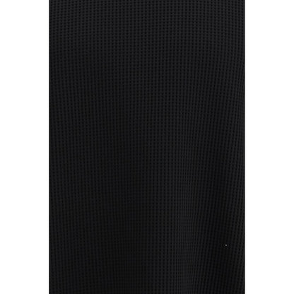 LAMINAR Black Cotton Sweatshirt