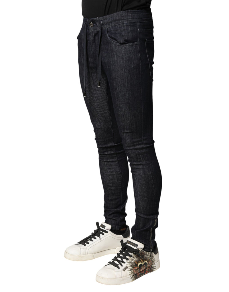 Jean skinny en coton stretch noir Dolce &amp; Gabbana pour homme
