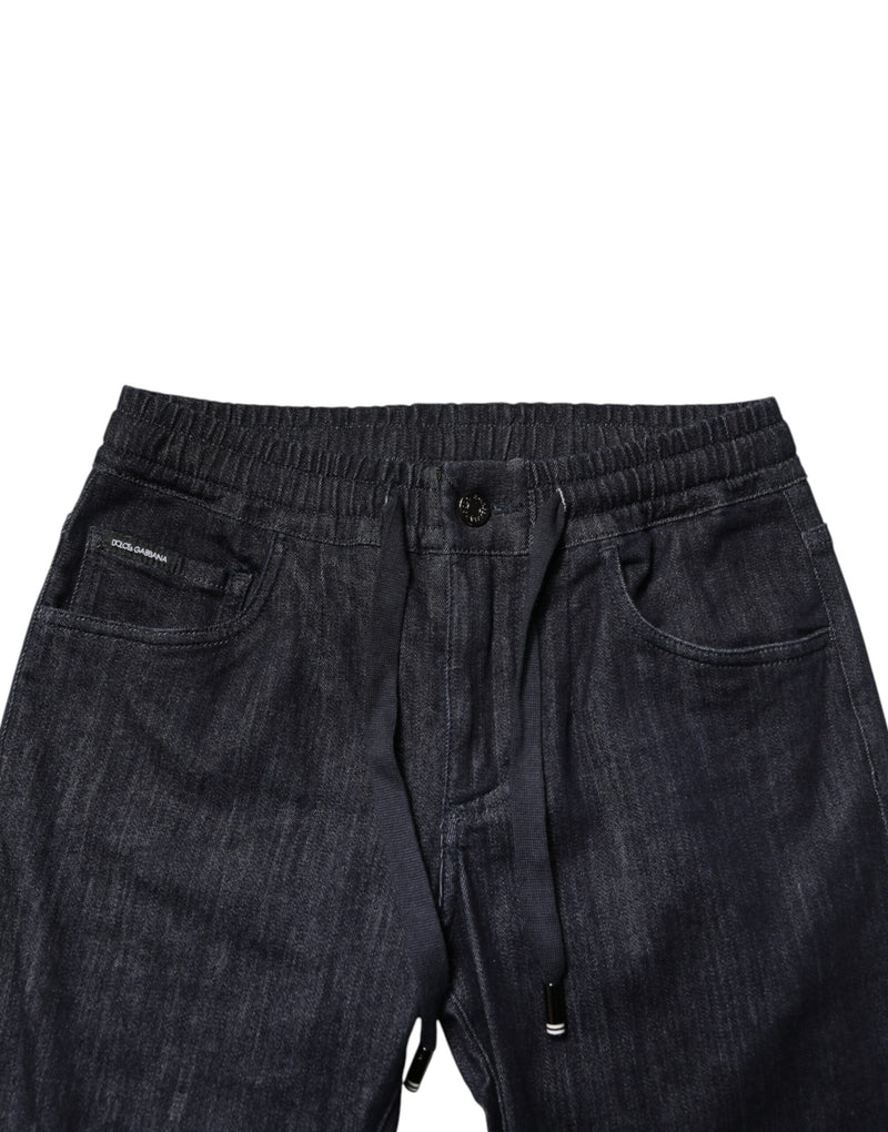 Jean skinny en coton stretch noir Dolce &amp; Gabbana pour homme