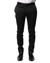 Pantalon habillé Dolce &amp; Gabbana en viscose noire pour homme