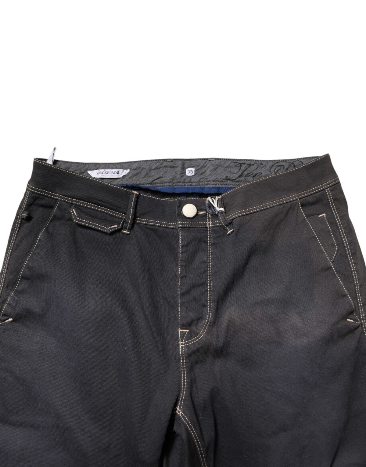 Jeckerson Dark Gray Mid Waist Skinny Fit Men Denim Trouser Jeans