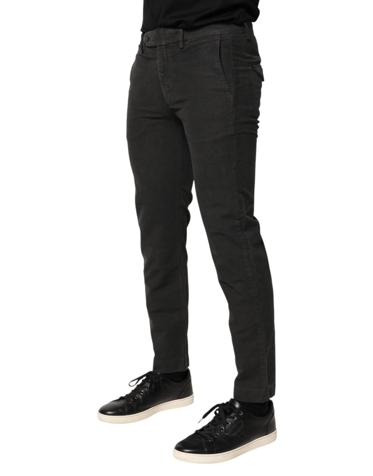 Maison Clochard Jeans Denim Skinny Homme Gris Foncé