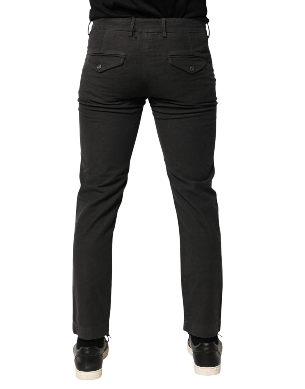 Maison Clochard Jeans Denim Skinny Homme Gris Foncé