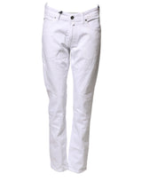 Briglia 1949 Jeans Droits en Coton Blanc pour Homme