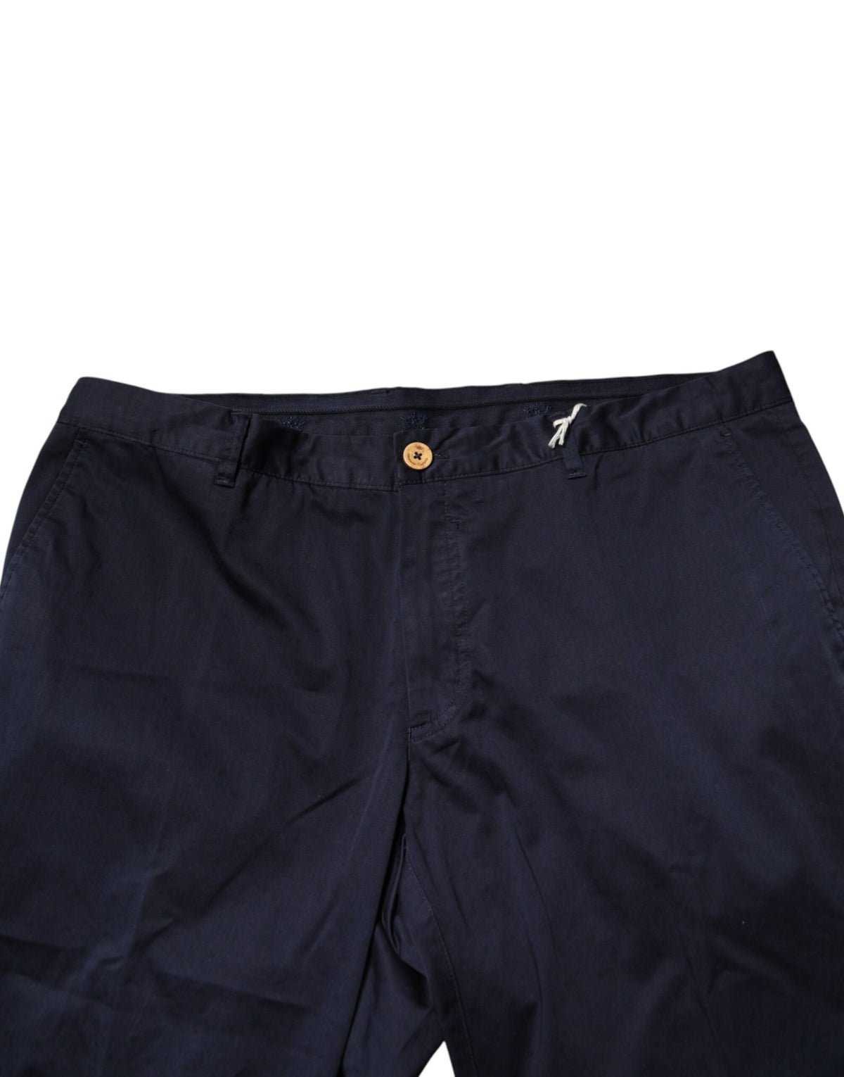 Domenico Tagliente Pantalon Chino Skinny Bleu Marine pour Hommes
