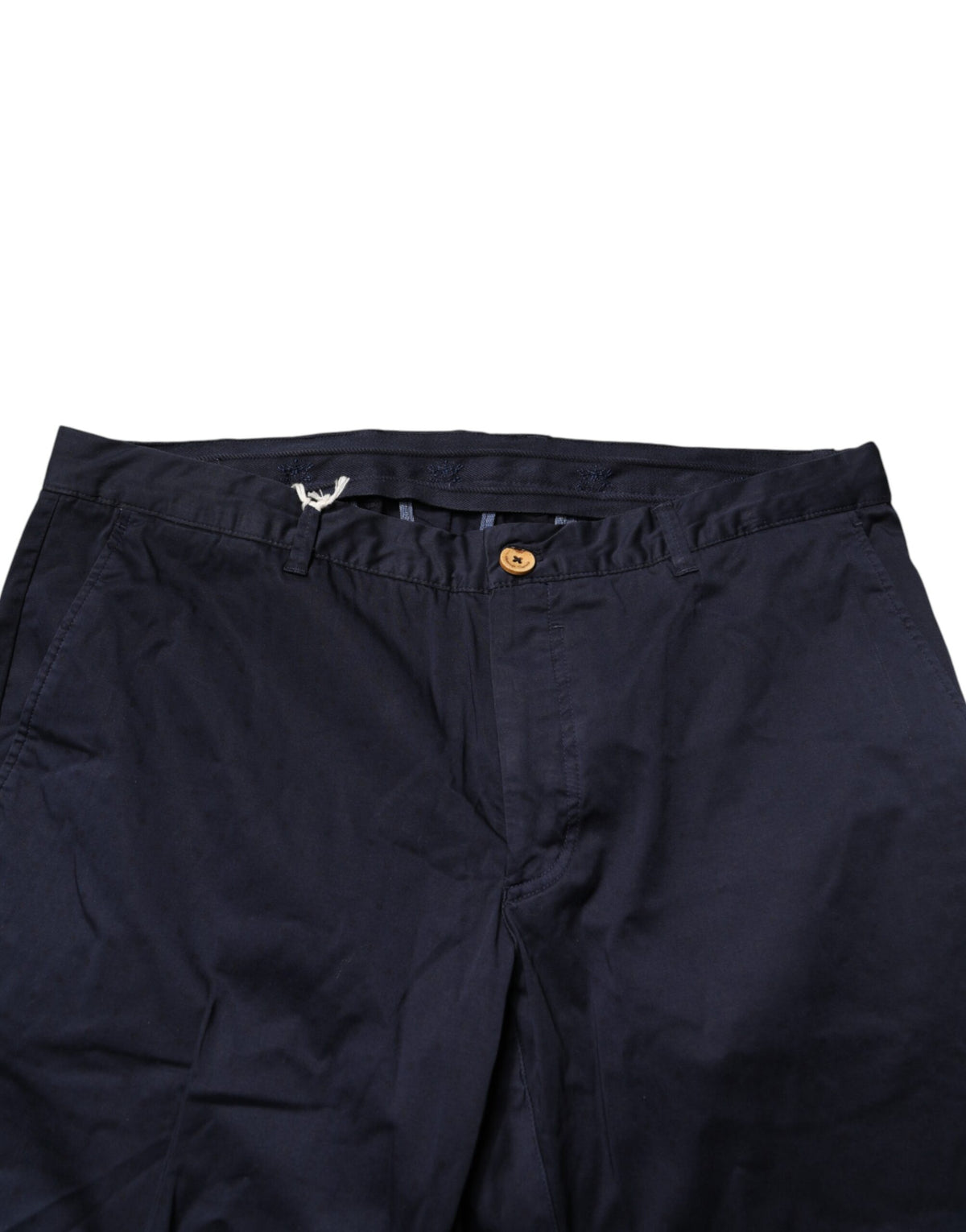 Domenico Tagliente Pantalon Chino Skinny Bleu Marine pour Homme