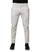 Daniele Alessandrini Jeans Skinny Blanc en Coton pour Homme