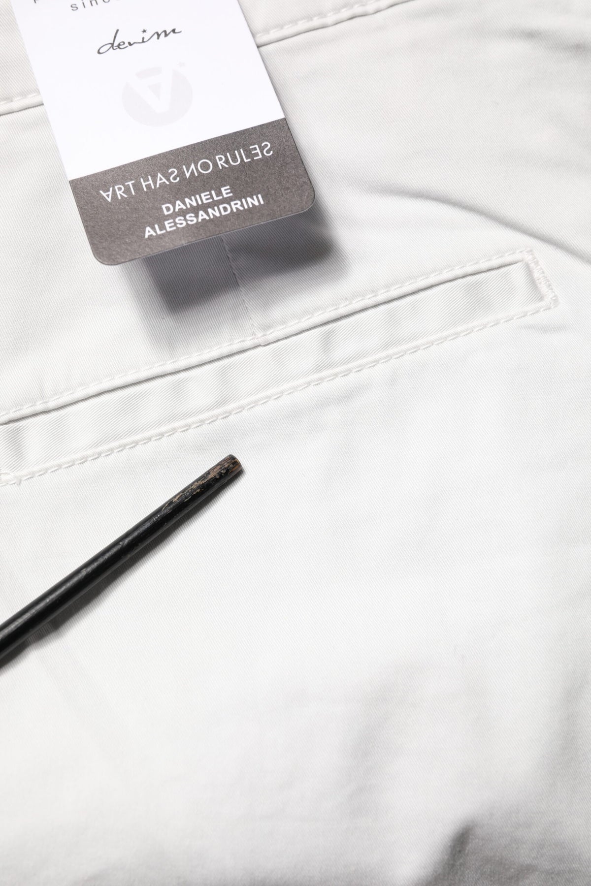Daniele Alessandrini Jeans Skinny Blanc en Coton pour Homme