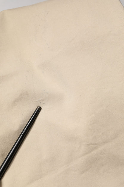 Pantalon chino skinny beige taille mi-haute pour homme PT01