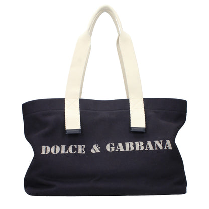 Sac bandoulière en tissu bleu Dolce &amp; Gabbana