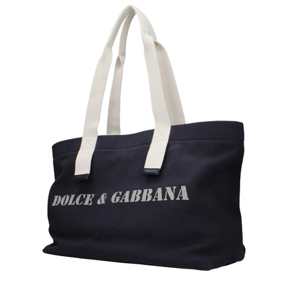 Sac bandoulière en tissu bleu Dolce &amp; Gabbana