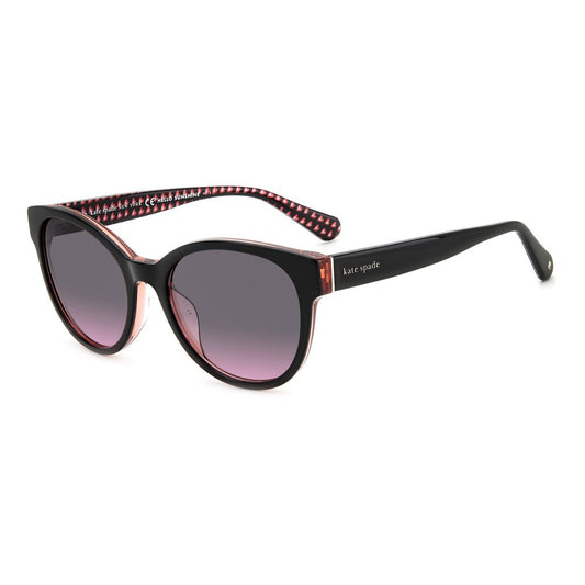 Kate Spade Nathalie Black Acetate Sunglasses - Chic & Stylish
