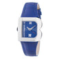 Laura Biagiotti Purple Leather Dress Watch
