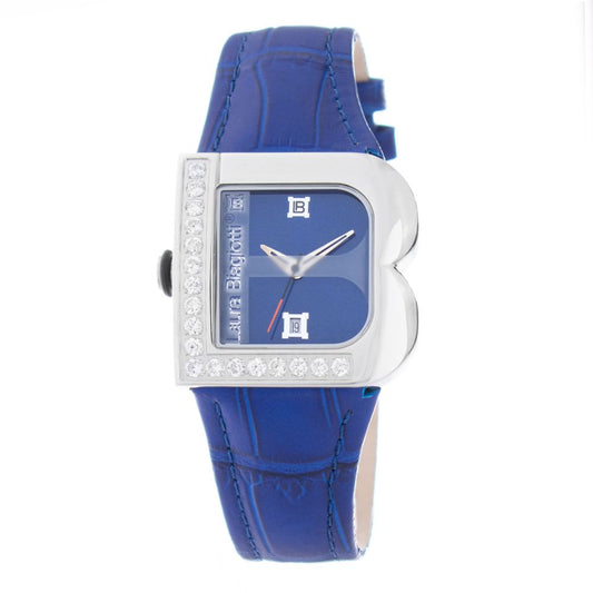Montre de Luxe en Cuir Violet Laura Biagiotti - Élégance et Style