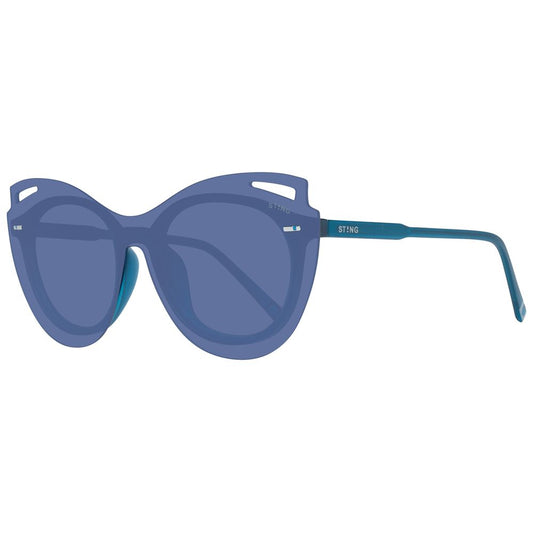 Lunettes de soleil en plastique bleu Sting