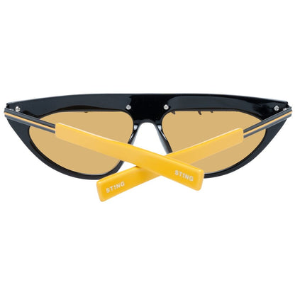 Lunettes de soleil Sting en plastique noir