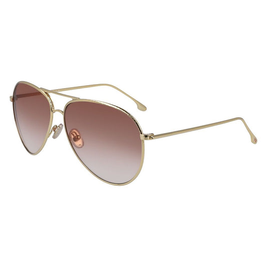 Victoria Beckham VB203S Gold Metal Sunglasses