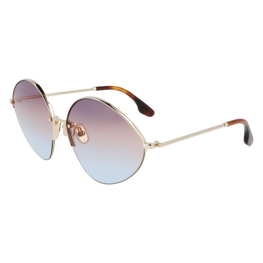 Victoria Beckham VB220S Gold Metal Sunglasses - Stylish & UV Protected
