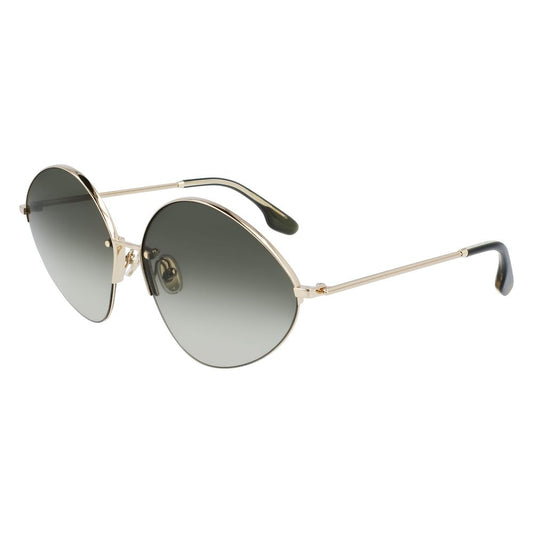 Victoria Beckham VB220S Gold Metal Sunglasses - Stylish & UV Protected