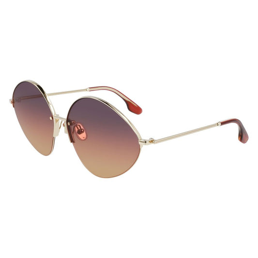 Victoria Beckham VB220S Gold Metal Sunglasses