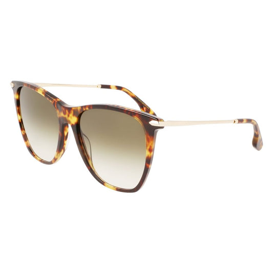 Victoria Beckham VB636S Brown Acetate Sunglasses