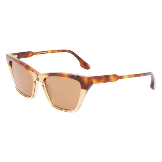 Victoria Beckham VB638S Brown Acetate Sunglasses
