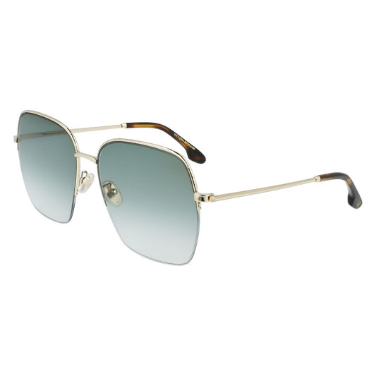 Victoria Beckham VB214SA Gold Metal Sunglasses