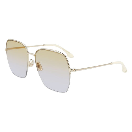 Victoria Beckham VB214SA Gold Metal Sunglasses